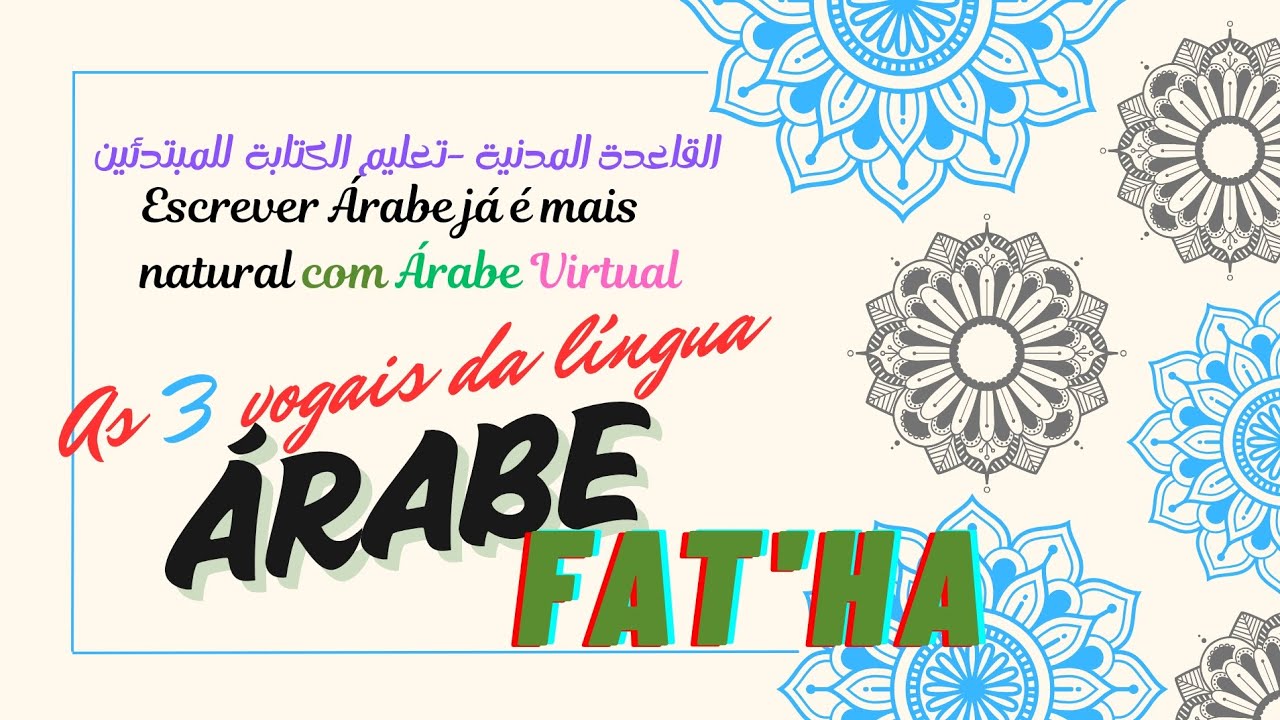 Aula – Introdução às Vogais da Língua Árabe: Fat’ha