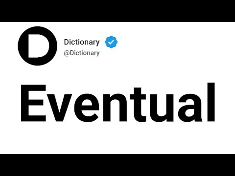 Eventual Meaning In English YouTube Eventual Meaning In English YouTube