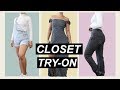 Trying On Everything In My Closet | MeganBatoon