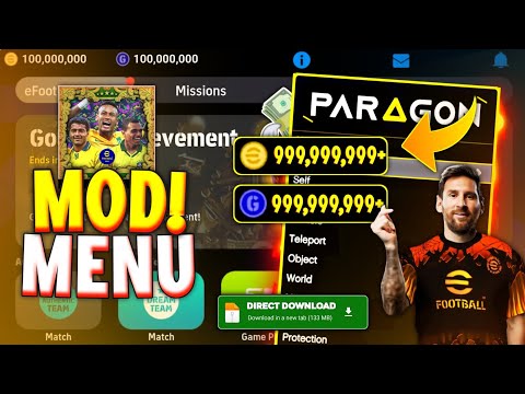 #2023 eFootball PES 2024 MOD APK v8.2.0 Gameplay (Unlimited Coins and Gp, Unlocked | PES 2024 MOD MENU