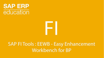 SAP FI Tools : EEWB - Easy Enhancement Workbench for BP - Maintain Business Partner