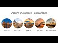 Introducing auroras graduate programmes