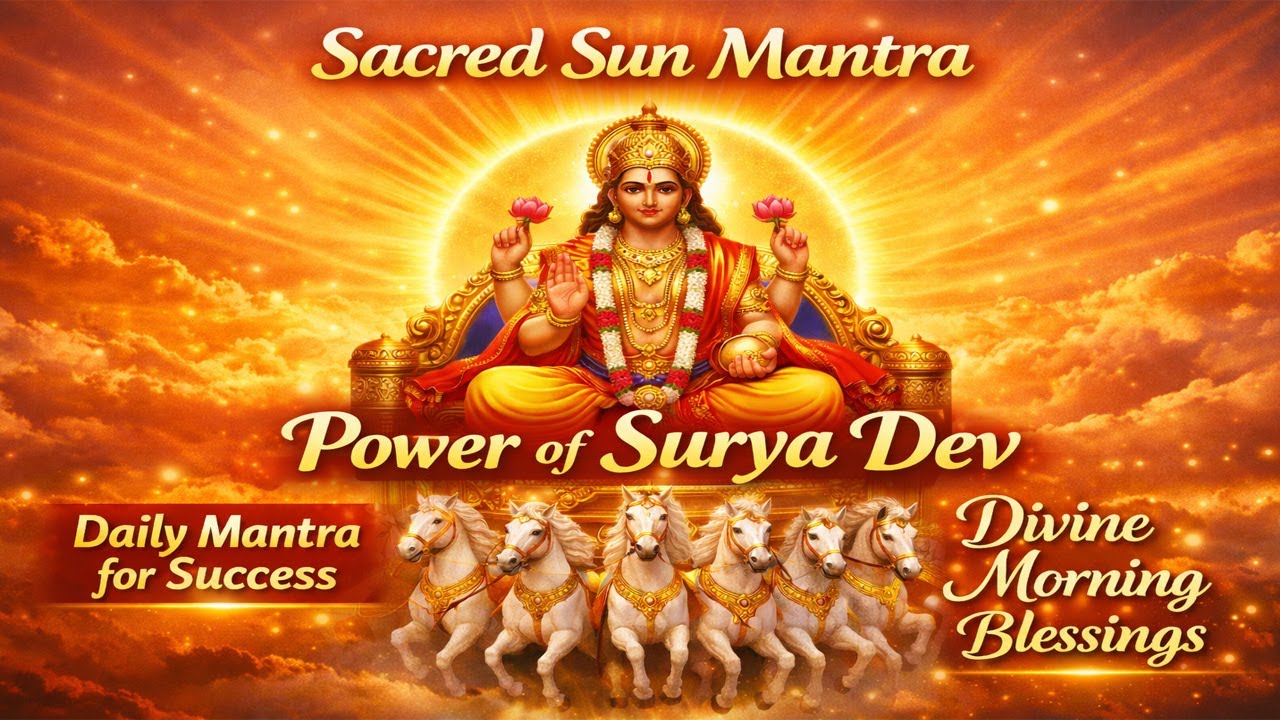 Morning Surya Dev Mantra for Health, Strength & Positivity |ॐ ह्रां ह्रीं ह्रौं सः सूर्याय नमः