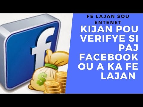 Kreye biznis videyo #6 ( Kijan pou rann paj facebook ou elijib pou monetizasyon)