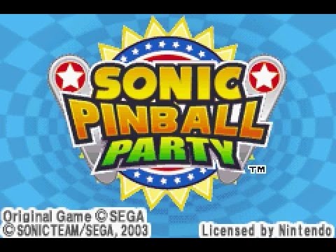 Game Boy Advance Longplay [101] Sonic Pinball Party