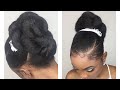 Quick & Easy Bridal Updo/Wedding Hairstyle for Black Women 2020