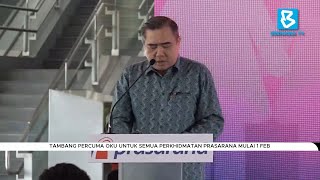 Tambang percuma OKU untuk semua perkhidmatan Prasarana mulai 1 Feb