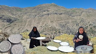 Complete steps for preparing doogh, labanti, curd and oil in the nomadic way