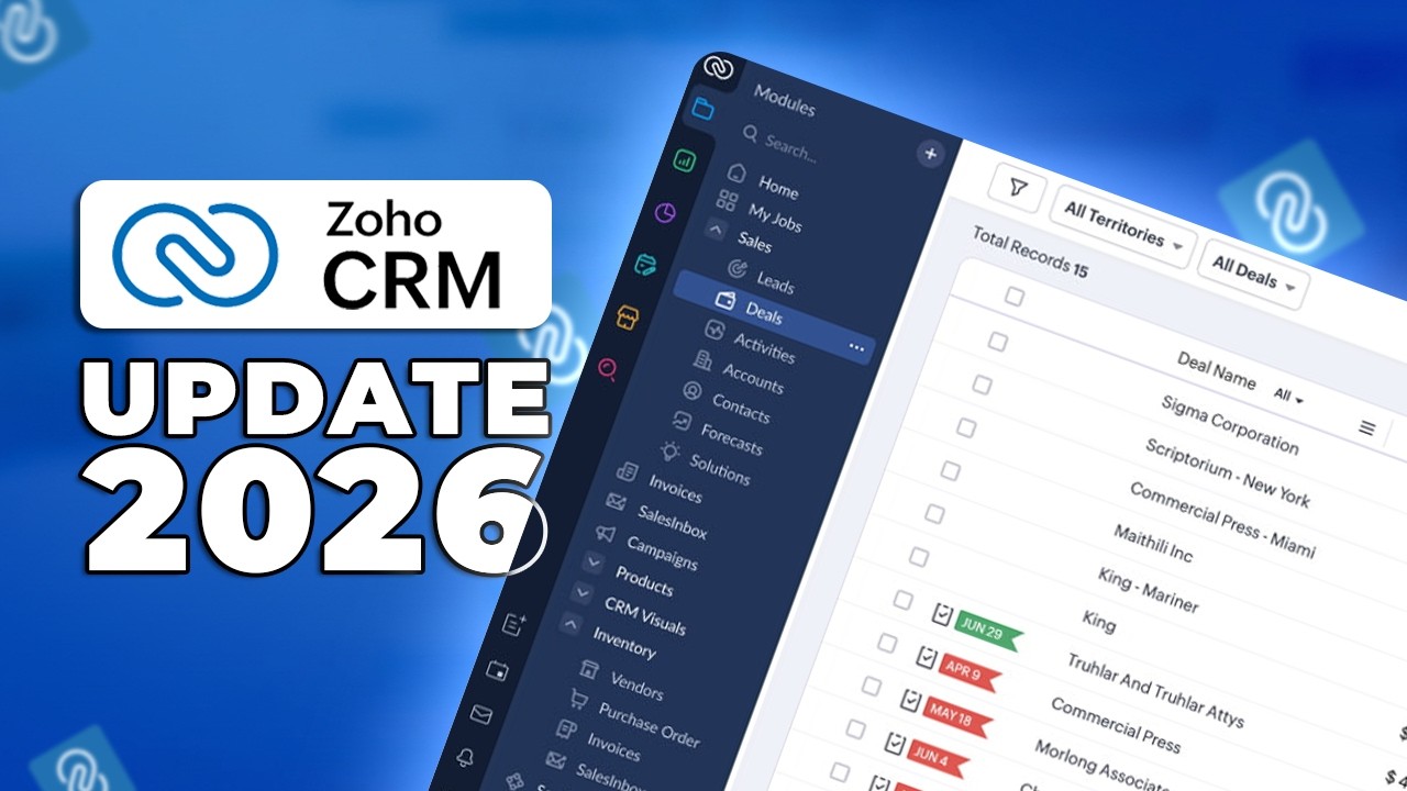 New Features of Zoho CRM in 2026! Zoho CRM Updates - YouTube