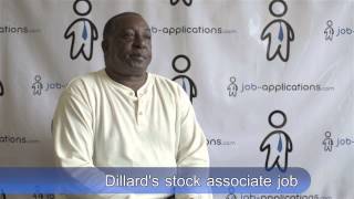 Dillard's Interview - Stock Associate