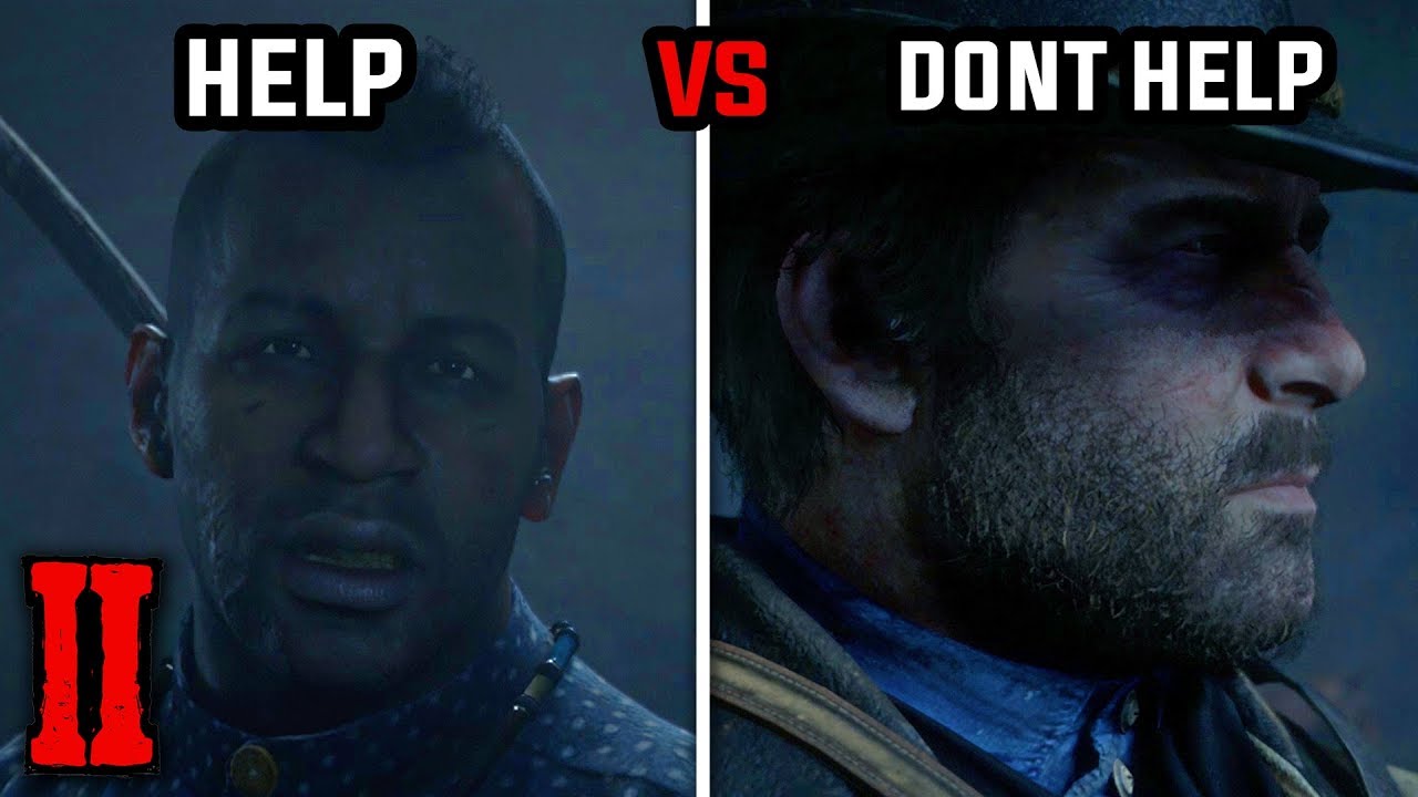 Help vs Don't Help Rains Fall (All Answers to Charles) - Red Dead Redemption 2