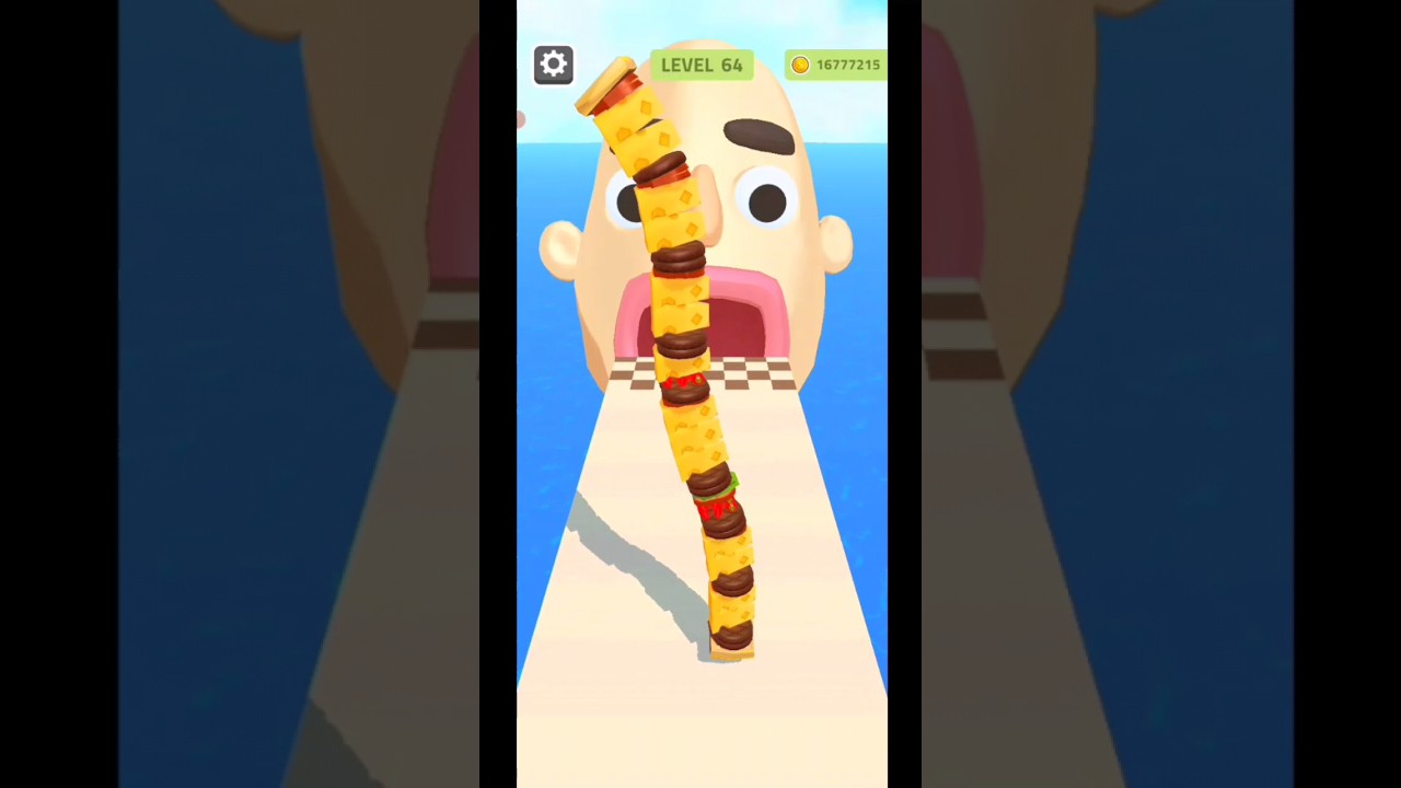 Sandwich Runner Gameplay Android/Ios Level 64 