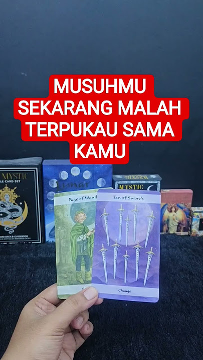 MUSUHMU SEKARANG MALAH TERPUKAU SAMA KAMU #tarot #tarotreading