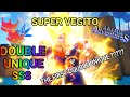 DOUBLE UNIQUE SUPER VEGITO TRIPLE TRAIT SHOWCASE | Anime Adventures
