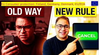 New EU Rule: Cancelling Online Subscriptions Just Got Easier | Finland, Germany, Denmark & More 🇪🇺
