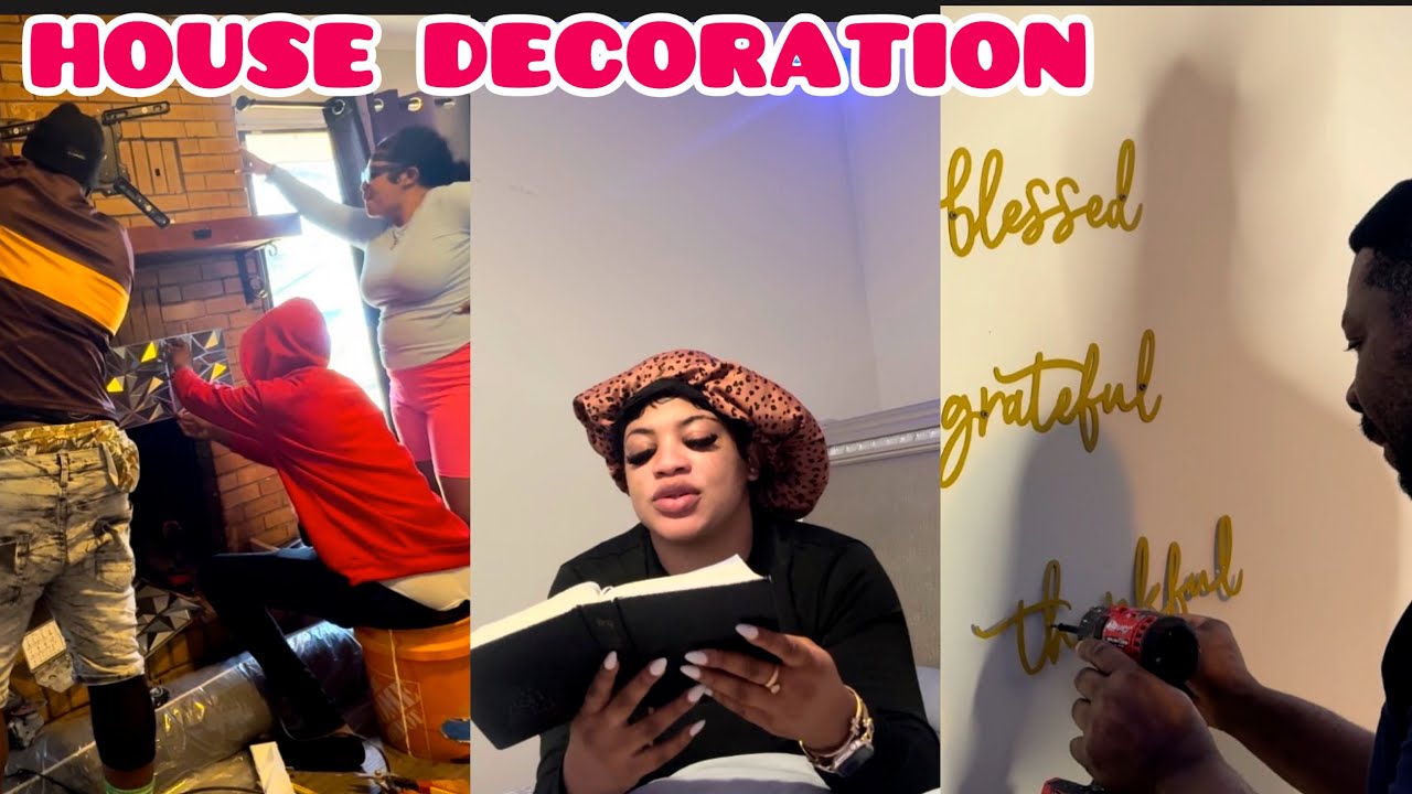 MY 4 BEDROOM HOUSE DECORATION IS FINALLY COMING TO LIFE + WORSHIPPING GETS EMOTIONAL