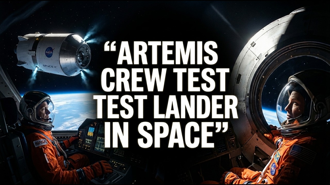 NASA's Artemis III Astronauts to Conduct Critical Lander Tests in Orbit
