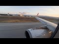Türk Hava Yolları A320 Ankara Kalkış Turkish Airlines A320 take off from Ankara Esenboğa Airport