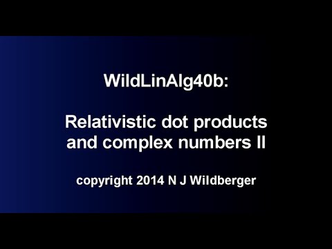 Relativistic dot products