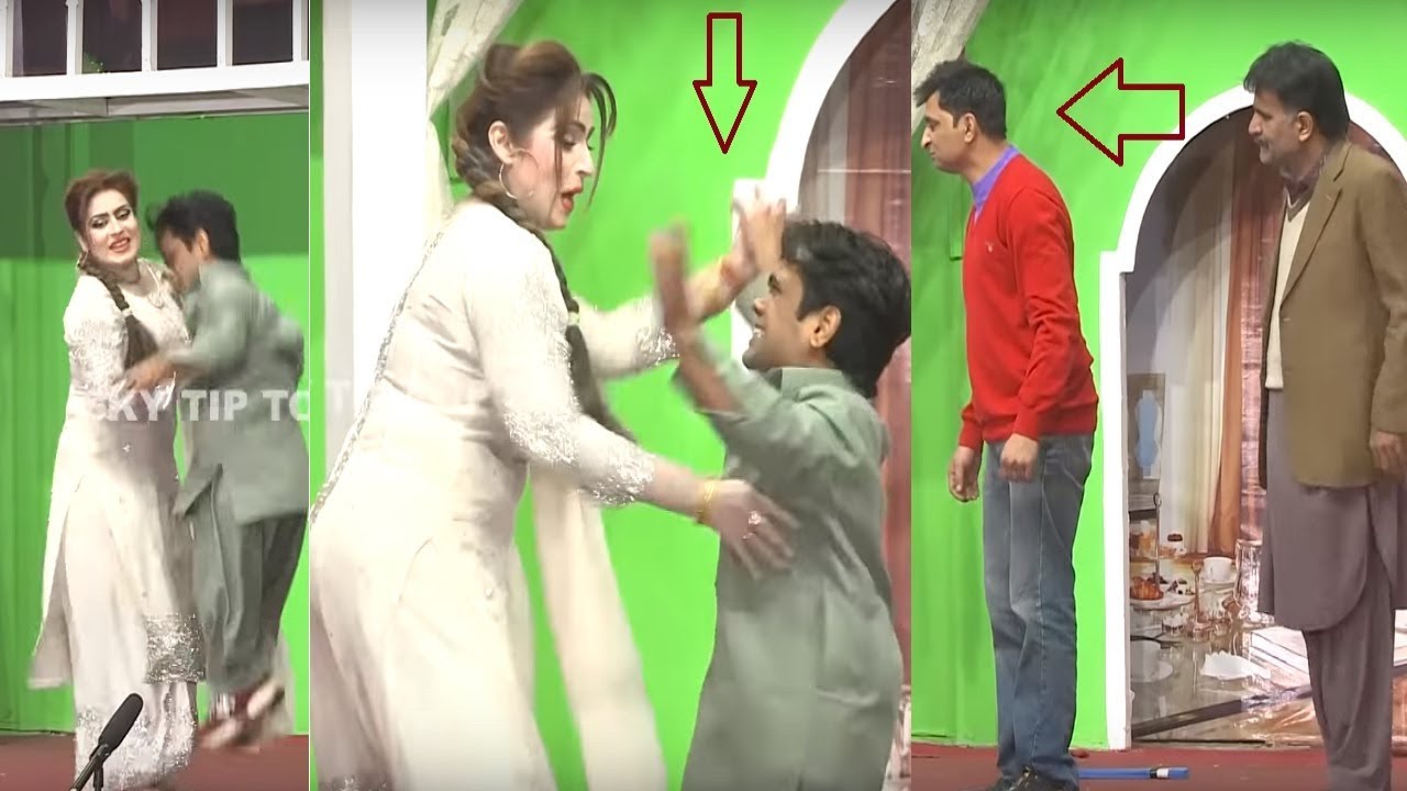 Amjad Rana and Vicky kodu with Saira Mehar | full Stage Drama Dulha Baap Re Baap | Comedy Clip 2019