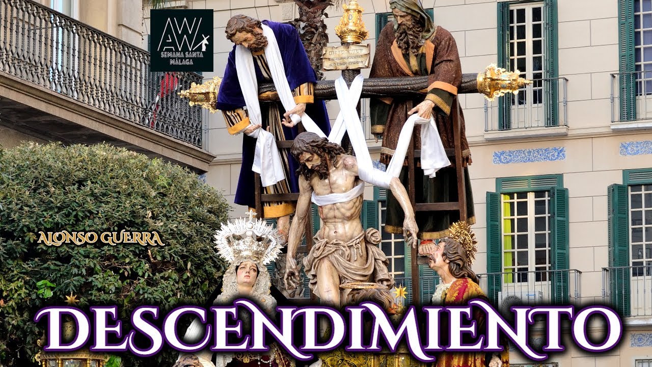 ▶️ CRISTO DEL DESCENDIMIENTO 🎵 MATER MEA 🎵 SESEMANA SANTA MÁLAGA ✝️