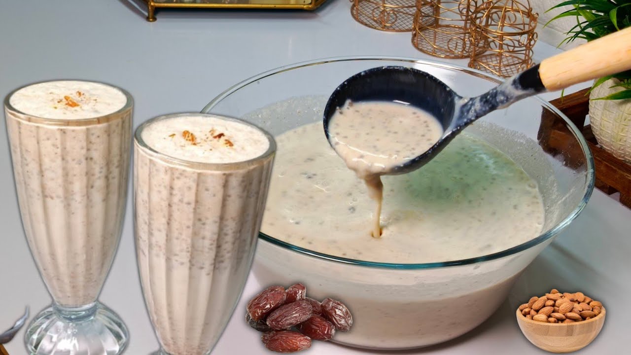 Ramadan Special Badam Khajoor Drink ❤ | Instant Energy Booster for iftar |