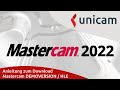 Mastercam 2022 kostenlos testen mit der demohome learning edition  anleitung zur registrierung