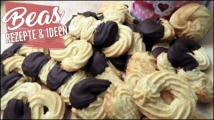 Spritzgebäck Rezept | Ohne Fleischwolf mit Spritzbeutel | Keks-Klassiker backen