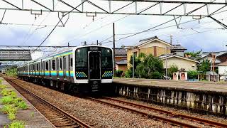 【115系との共演】E131系 R01+R02編成 新津公式試運転
