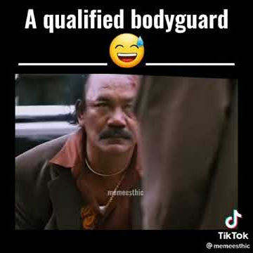 A Qualified bodyguard...so funny 🤣🤣🤣