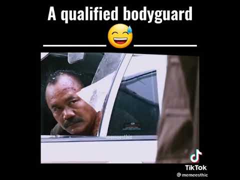 A Qualified bodyguard...so funny 🤣🤣🤣