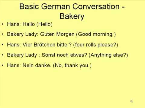 Teach yourself German Phrases - German Language Bakery ...