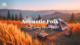 Autumn Morning Glow 🌾 Relaxing Acoustic Folk Guitar | Silent Fields and Soft Sun