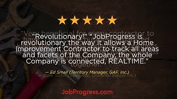 AWESOME! JobProgress Plus Home Improvement Contractor Software Reviews