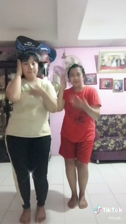 si kembar joget tiktok sampe keringetan