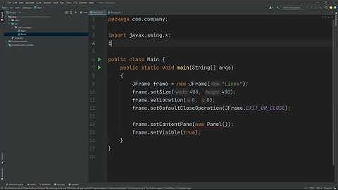 How to DRAW LINES in JFrame using Java