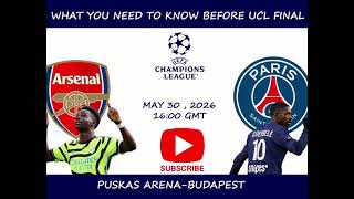 UEFA CHAMPIONS LEAGUE FINAL 2026 | WHAT YOU NEED TO KNOW BEFORE 2026 UEFA FINAL BUDAPEST