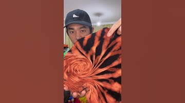 🔴Tie dye reveal || Spirograph || Bleach