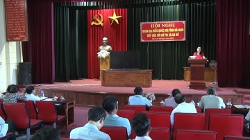 Đoàn đại biểu Quốc hội tỉnh Hà Nam tiếp xúc cử tri | THND