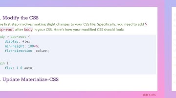 Create a Sticky Footer with Materialize-CSS in Angular