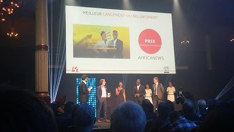 Africanews receives award for best media launch in 2016