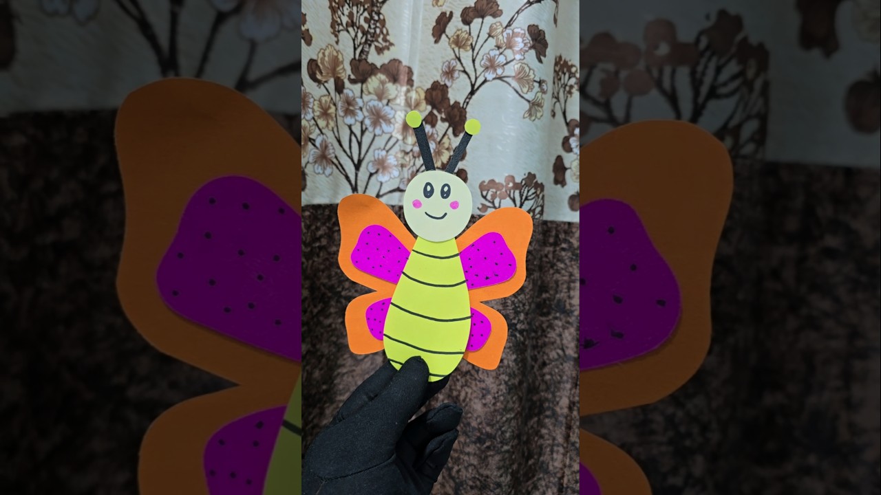 cute paper craft ideas butterfly short video 