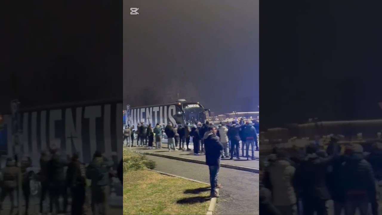 La Juventus è arrivata allo stadio⚪⚫ | Juventus-PSV | Play-off Champions League | 