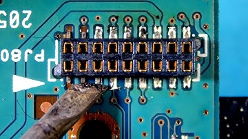 How to Resolder HDD Connector & Repair Damaged PCB Traces