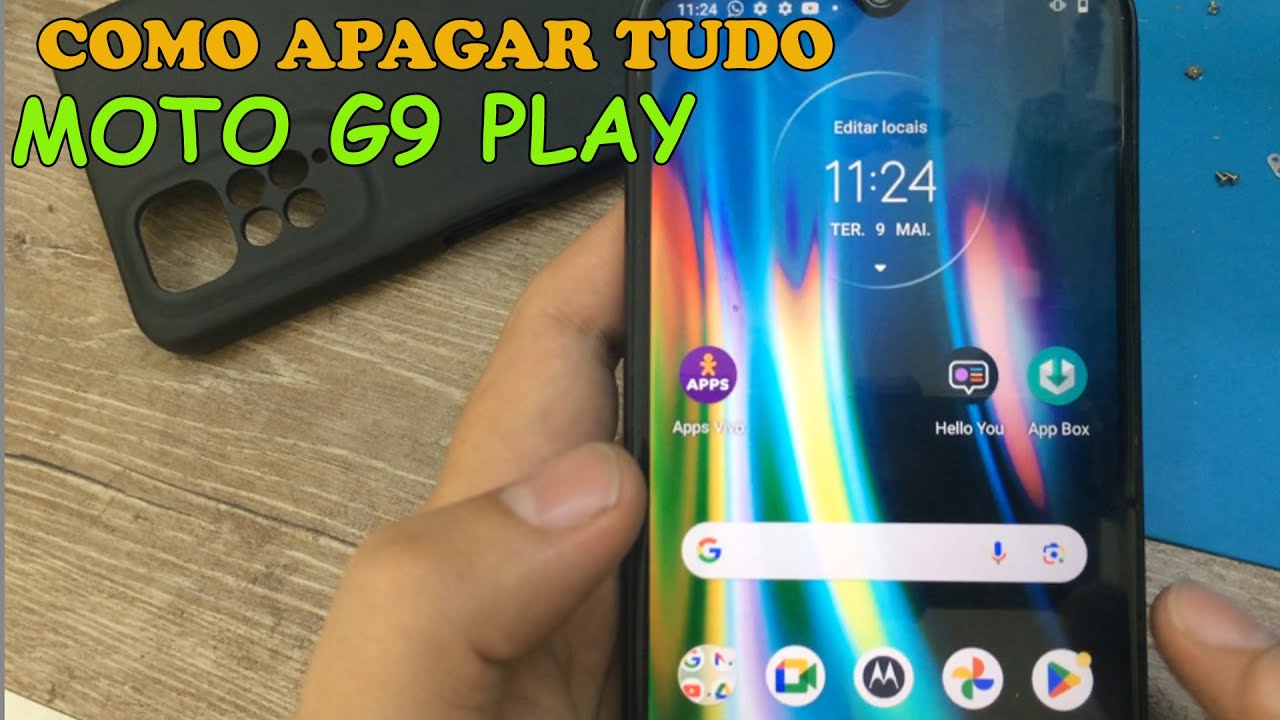 COMO APAGAR TUDO DO MOTO G9 PLAY, FORMATAR O CELULAR - YouTube