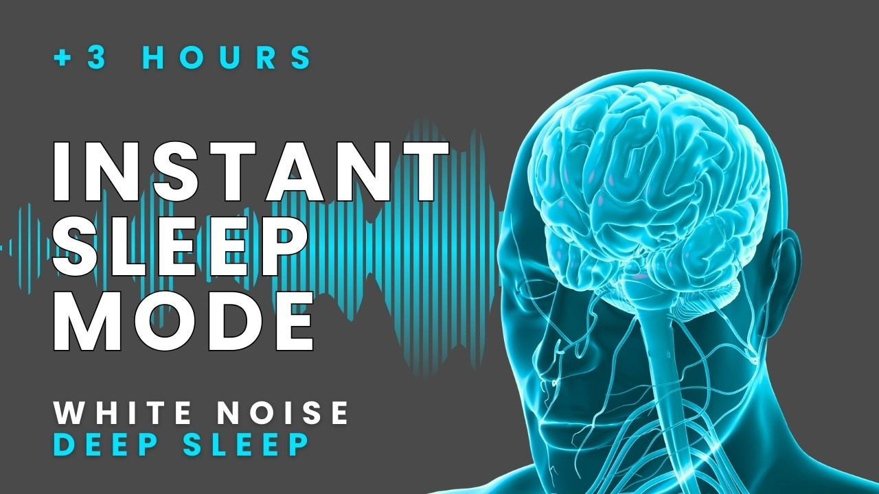 Relaxing White Noise for ADHD Sleep | 3.5 Hours | No Distractions
