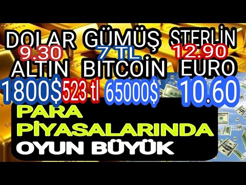 EKONOMİ; DOLAR,BİTCOİN,ALTIN, ETHEREUM,GÜMÜŞ, ŞOK HEDEFLER VE YORUMLAR. CANLI / BAŞKAN35 /