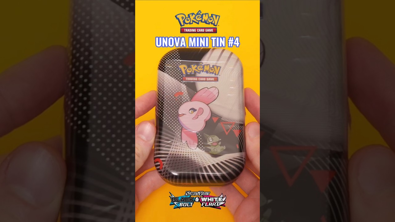 Pokémon TCG – Unova Mini Tin # 5 (Alomomola & Axew) | Black Bolt & White Flare Pack Opening!🎴⚡️✨️
