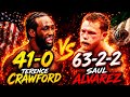 Perfect Record Perfect Experience Canelo Álvarez Mexico Vs Terence Crawford USA BOXING Highlights 