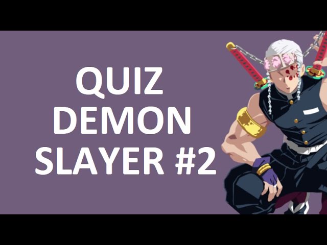 Demon Slayer Quiz!🍜